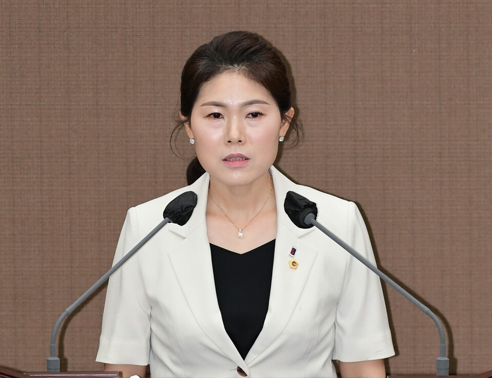 서울특별시의회 행정자치위원으로 활동 중인 구미경 시의원