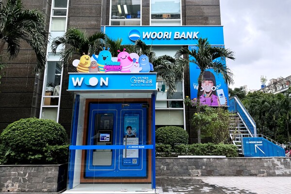베트남우리은행은 지난달 29일 수도 하노이에 미딩출장소를 신설했다고 4일 밝혔다.  베트남우리은행 미딩출장소 외부 전경. 사진=우리은행